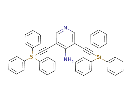 3,5-bis-[(triphenylsilanyl)-ethynyl]-pyridin-4-ylamine