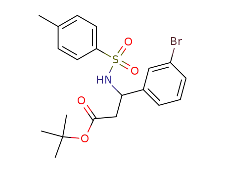 3-(3-bromo-phenyl)-3-(toluene-4-sulfonylamino)-propionic acid <i>tert</i>-butyl ester