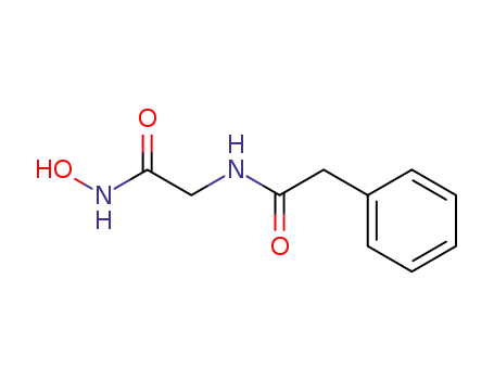 Molecular Structure of 4543-32-2 (N-hydroxy-N~2~-(phenylacetyl)glycinamide)