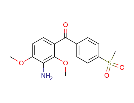(3-amino-2,4-dimethoxy-phenyl)-(4-methanesulfonyl-phenyl)-methanone