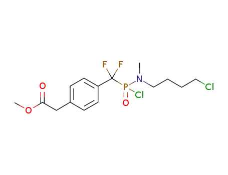 methyl 4-[chloro-N-methyl-N-(4-chlorobutyl) phosphono(difluoromethyl)]phenylacetate
