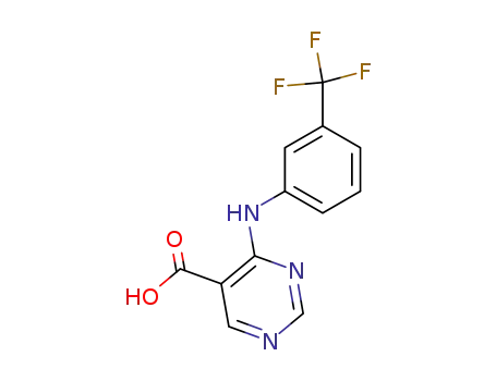 4-{[3-(trifluoromethyl)phenyl]amino}pyrimidine-5-carboxylic acid