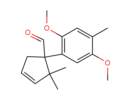 3-Cyclopentene-1-carboxaldehyde,
1-(2,5-dimethoxy-4-methylphenyl)-2,2-dimethyl-