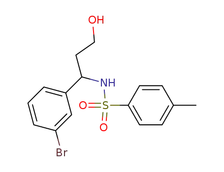 <i>N</i>-[1-(3-bromo-phenyl)-3-hydroxy-propyl]-4-methyl-benzenesulfonamide
