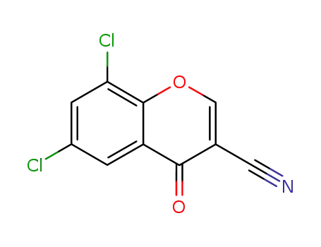 Molecular Structure of 72798-32-4 (6,8-DICHLORO-3-CYANOCHROMONE)