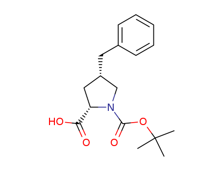 (2S,4S)-4-benzyl-1-[(2-methylpropan-2-yl)oxycarbonyl]pyrrolidine-2-carboxylic acid