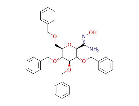 C-(2,3,4,6-tetra-O-benzyl-β-D-glucopyranosyl)formamidoxime