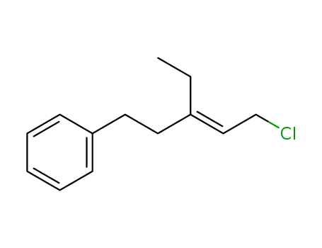 (E)-(5-chloro-3-ethyl-3-penten-1-yl)benzene