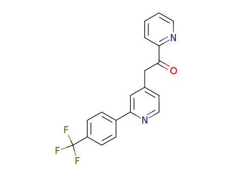 2-{2-[4-(trifluoromethyl)phenyl]pyridin-4-yl}-1-(pyridin-2-yl)ethanone