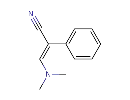 Molecular Structure of 70515-61-6 (3-(DIMETHYLAMINO)-2-PHENYLACRYLONITRILE)