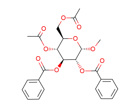methyl 4,6-di-O-acetyl-2,3,-di-O-benzoyl-α-D-glucopyranoside