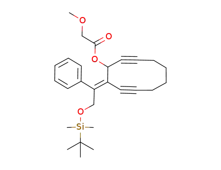 (E)-4-[2'-(tert-butyldimethylsilyloxy)-1'-phenylethylidene]-3-(methoxyacetoxy)cyclodeca-1,5-diyne