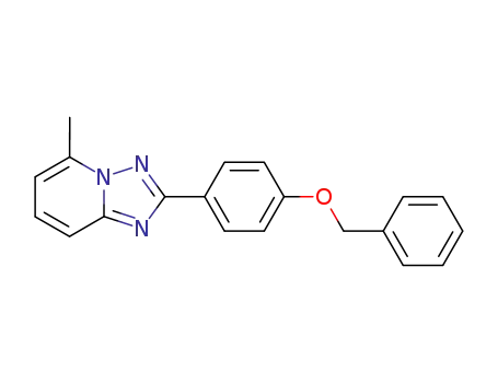 2-(4-benzyloxy-phenyl)-5-methyl[1,2,4]triazolo[1,5-a]pyridine