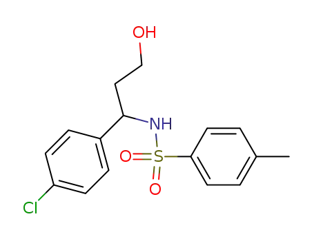 <i>N</i>-[1-(4-chloro-phenyl)-3-hydroxy-propyl]-4-methyl-benzenesulfonamide