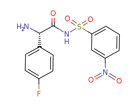 C<sub>14</sub>H<sub>12</sub>FN<sub>3</sub>O<sub>5</sub>S