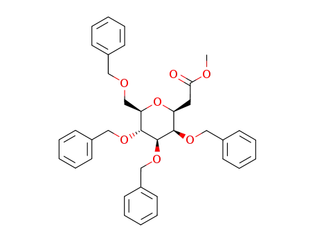 methyl 2-(2,3,4,6-tetra-O-benzyl-β-D-mannopyranosyl)acetate