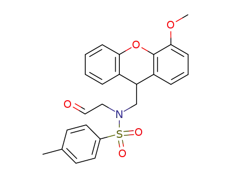 N-(formylmethyl)-N-tosyl-9-aminomethyl-4-methoxy-9H-xanthene