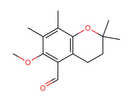 3,4-dihydro-6-methoxy-2,2,7,8-tetramethyl-2H-benzopyran-5-carboxaldehyde