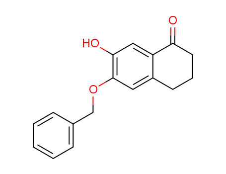 1(2H)-Naphthalenone, 3,4-dihydro-7-hydroxy-6-(phenylmethoxy)-