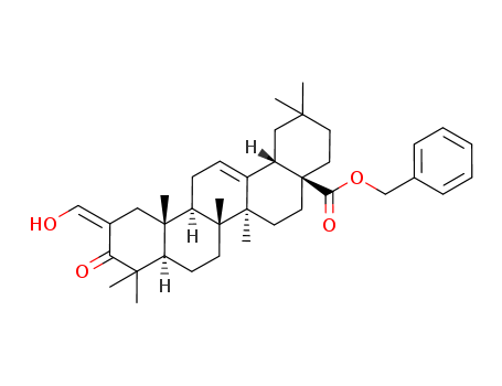 (2Z)-2-(HYDROXYMETHYLENE)-3-OXOOLEAN-12-EN-28-OIC ACID BENZYL ESTERCAS