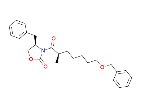 [(2'R),4R]-3-(7-benzyloxy-2-methyl-1-oxoheptyl)-4-benzyl-2-oxazolidinone