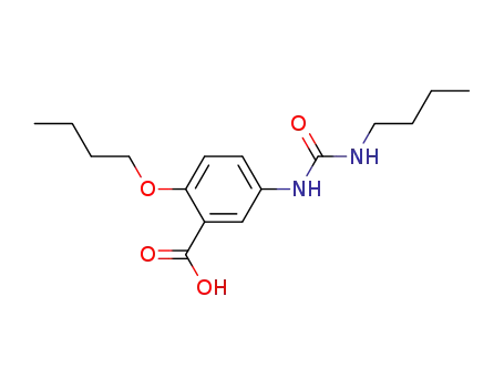 2-butoxy-5-(3-butyl-ureido)-benzoic acid