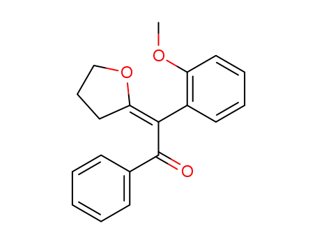 2-(dihydro-furan-2(3H)-ylidene)-2-(2-methoxy-phenyl)-1-phenyl-ethanone