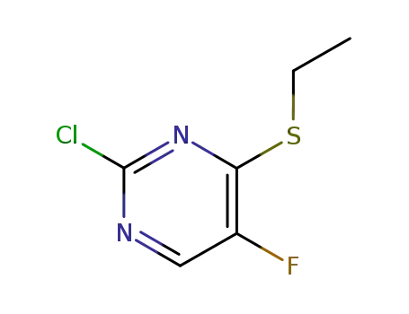 2-클로로-4-에틸티오-5-플루오로피리미딘