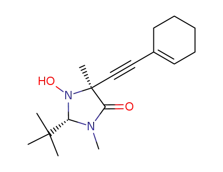 (2S,5S)-2-tert-butyl-5-(cyclohex-1-enylethynyl)-1-hydroxy-3,5-dimethylimidazolidin-4-one