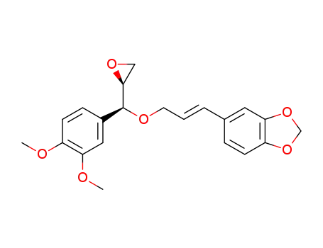 1,3-Benzodioxole,
5-[(1E)-3-[(S)-(3,4-dimethoxyphenyl)(2S)-oxiranylmethoxy]-1-propenyl]-