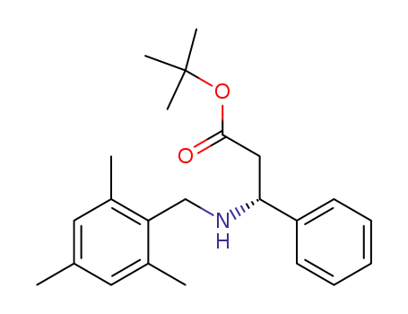 (+)-tert-butyl (R)-3-((mesitylmethyl)amino)-3-phenylpropanoate