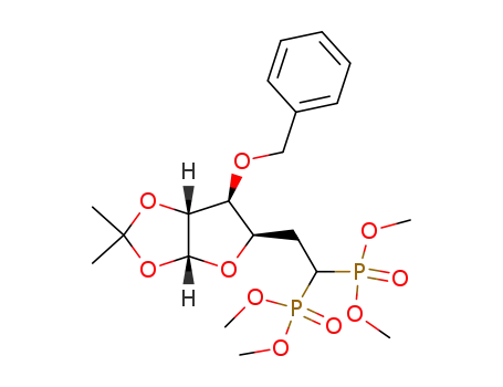 tetramethyl [3-O-benzyl-5,6-dideoxy-1,2-O-isopropylidene-α-D-xylofuranos-6,6'-diyl]bisphosphonate