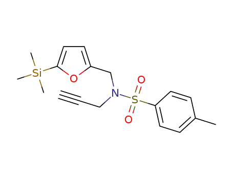 4-메틸-N-(PROP-2-YNYL)-N-((5-(트리메틸실릴)FURAN-2-YL)메틸)벤젠설폰아미드