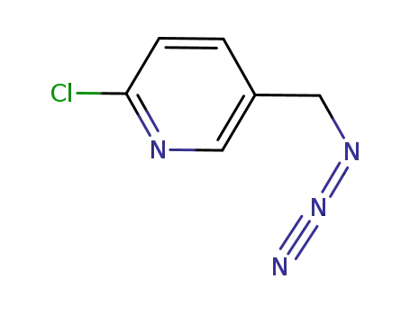 Molecular Structure of 114780-17-5 (5-(AZIDOMETHYL)-2-CHLOROPYRIDINE)