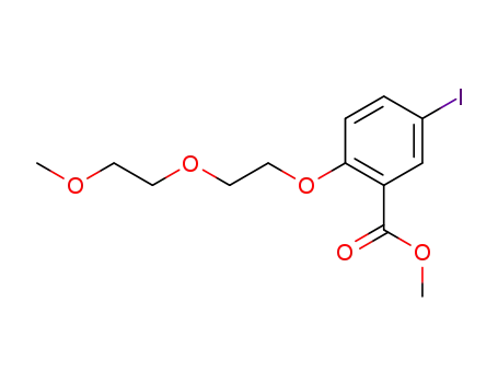 methyl 5-iodo-2-(2-(2-methoxyethoxy)ethoxy)benzoate