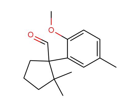 Cyclopentanecarboxaldehyde,
1-(2-methoxy-5-methylphenyl)-2,2-dimethyl-
