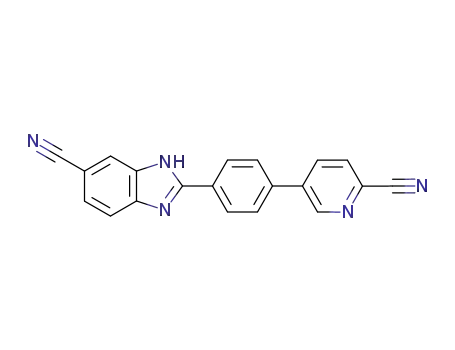 1H-Benzimidazole-5-carbonitrile, 2-[4-(6-cyano-3-pyridinyl)phenyl]-