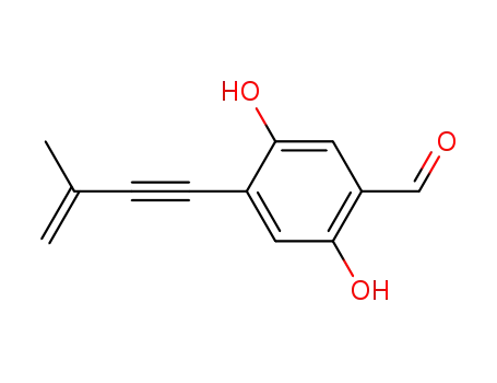 Benzaldehyde, 2,5-dihydroxy-4-(3-methyl-3-buten-1-ynyl)-