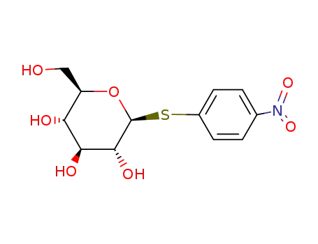 Molecular Structure of 2788-56-9 (P-NITROPHENYL-THIO-BETA-D-*GLUCOPYRANOSI DE)