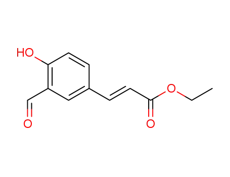 ethyl 3-(3-formyl-4-hydroxyphenyl)prop-2-enoate