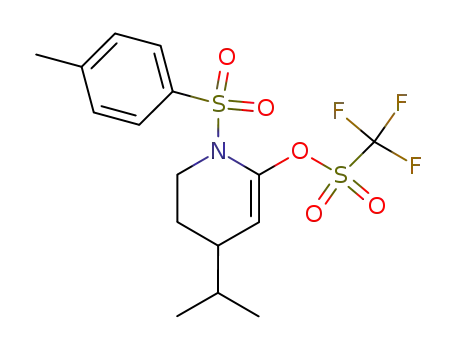 4-isopropyl-1-(toluene-4-sulfonyl)-1,4,5,6-tetrahydropyridin-2-yl trifluoromethanesulfonate