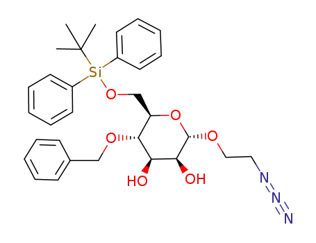 2-azidoethyl 4-O-benzyl-6-O-tert-butyldiphenylsilyl-α-D-mannopyranoside