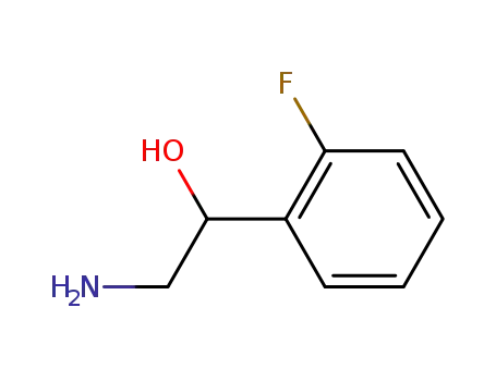 Molecular Structure of 3225-74-9 (2-AMINO-1-(2-FLUORO-PHENYL)-ETHANOL)