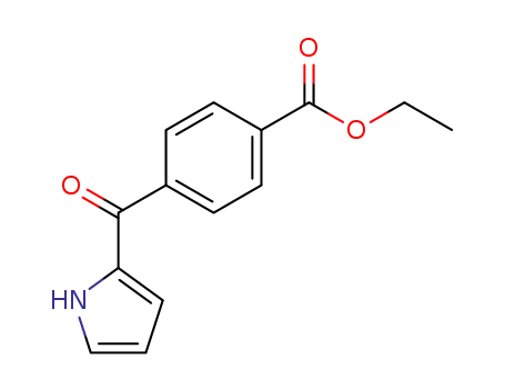 Molecular Structure of 887627-94-3 (ethyl 4-(1H-pyrrole-2-carbonyl)benzoate)