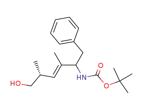 [benzyl-5-hydroxyl-2,4R-dimethylpent-2-enyl]carbamic acid tert-butyl ester