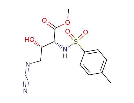 methyl (2R,3S)-N-(p-toluenesulfonyl)-2-amino-3-hydroxy-4-azidobutyrate