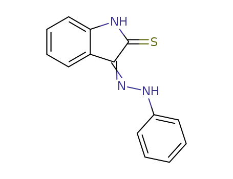 Molecular Structure of 77305-90-9 (3-(phenylhydrazono)-1,3-dihydroindole-2-thione)