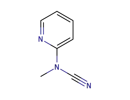 Molecular Structure of 207806-25-5 (Cyanamide, methyl-2-pyridinyl- (9CI))