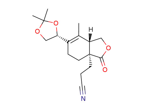 (3aR,7aS,4''R)-3-[6'-(2'',2''-dimethyl-[1'',3'']dioxolan-4''-yl)-7-methyl-3-oxo-1,4,5,7a-tetrahydroisobenzofuran-3a-yl]propionitrile