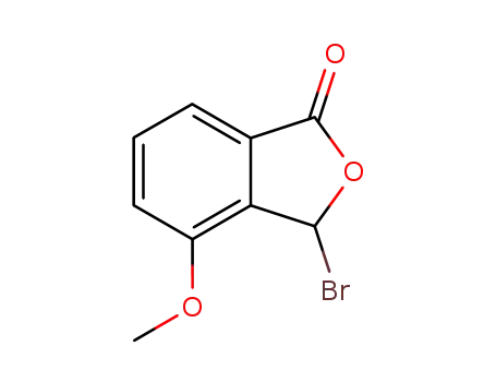 Molecular Structure of 70767-96-3 (1(3H)-Isobenzofuranone, 3-bromo-4-methoxy-)